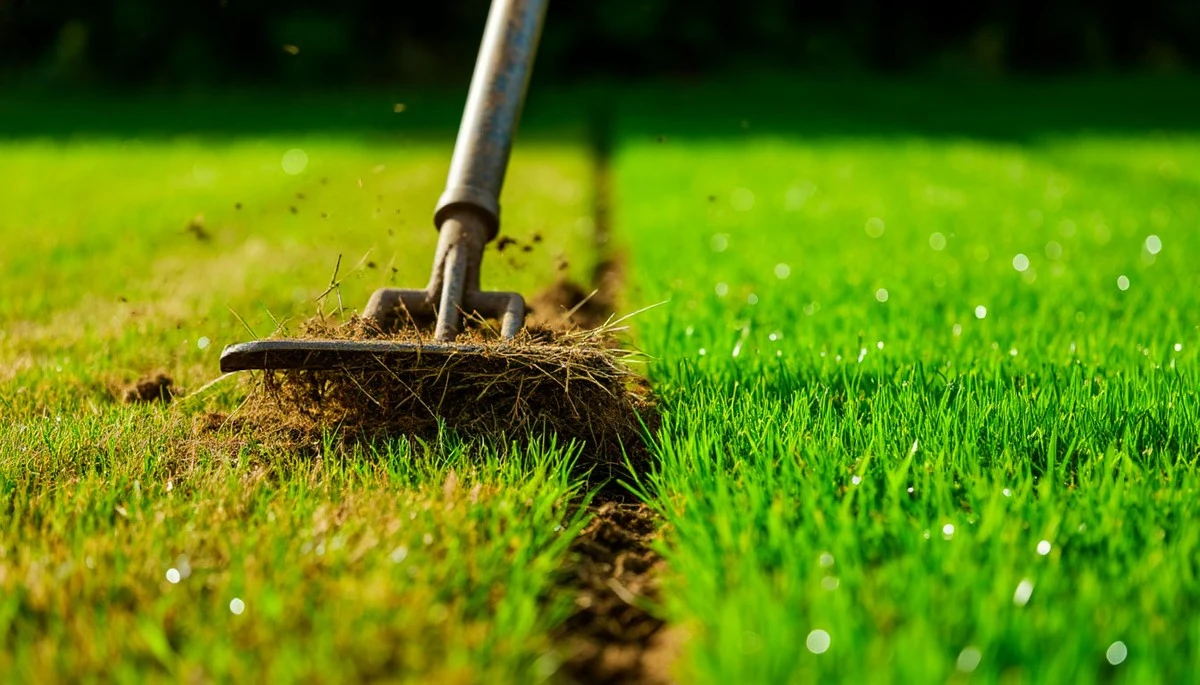 Proč zkušení zahrádkáři dělají do trávníku zářezy hned po druhém sečení