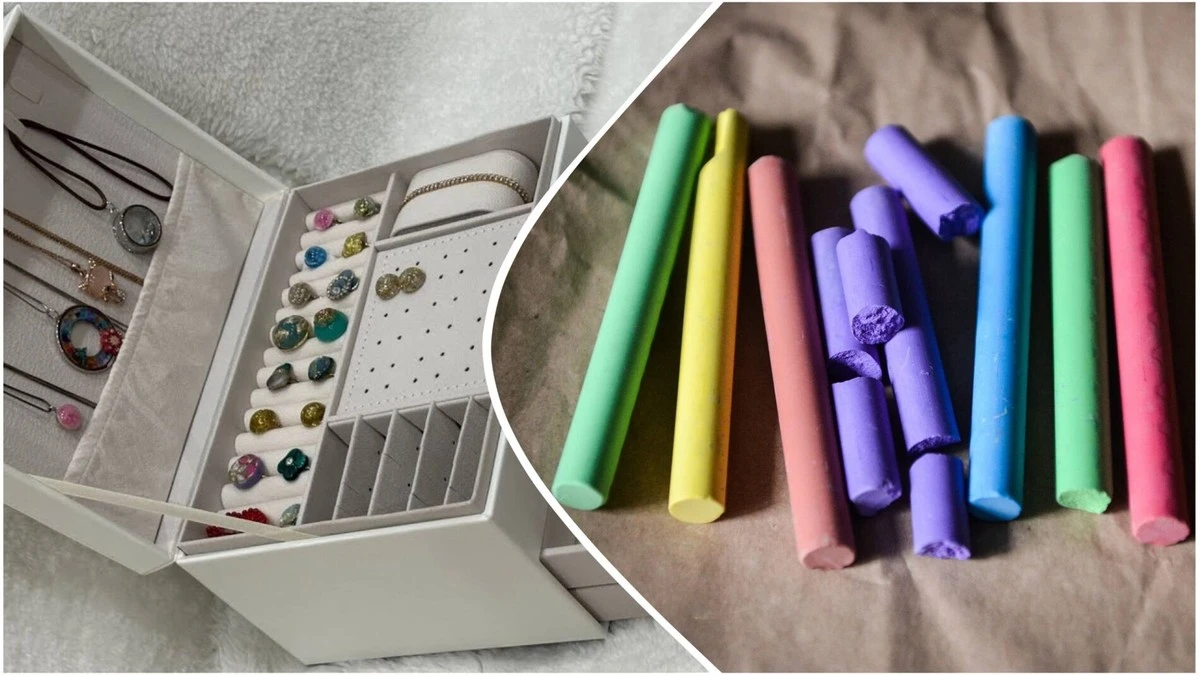 Proč vaše stříbro v krabičce černá? Stačí 2 kousky křídy