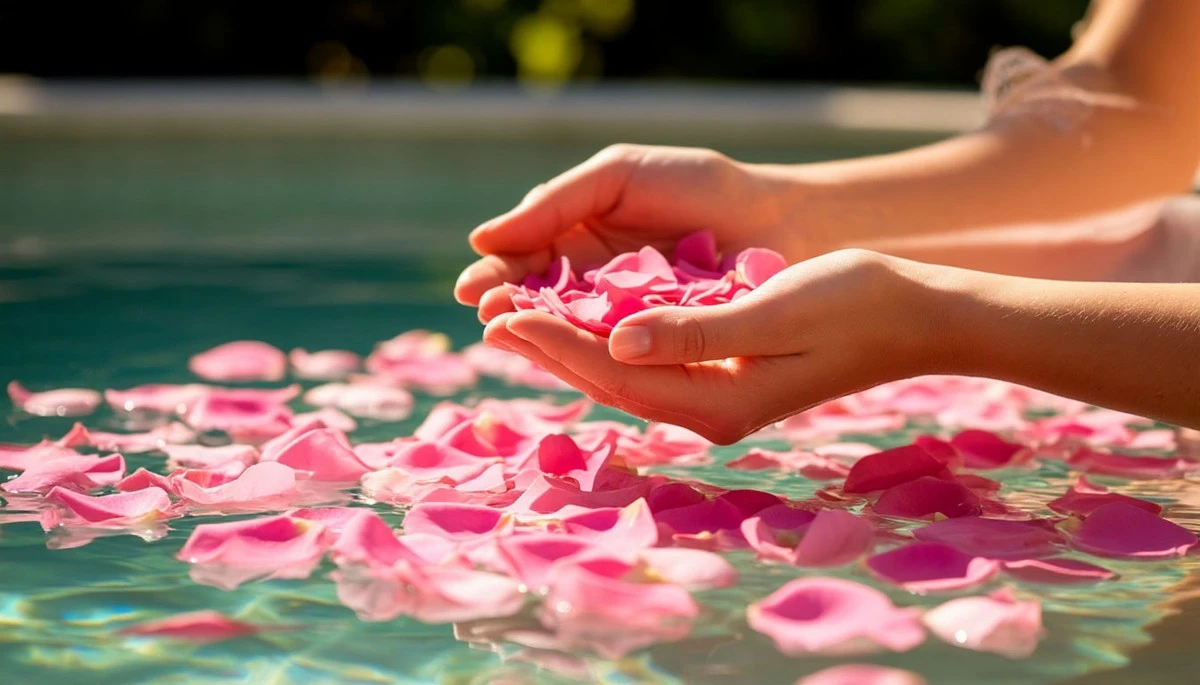 Proč zkušení lidé dávají do vany hrst sušených květů