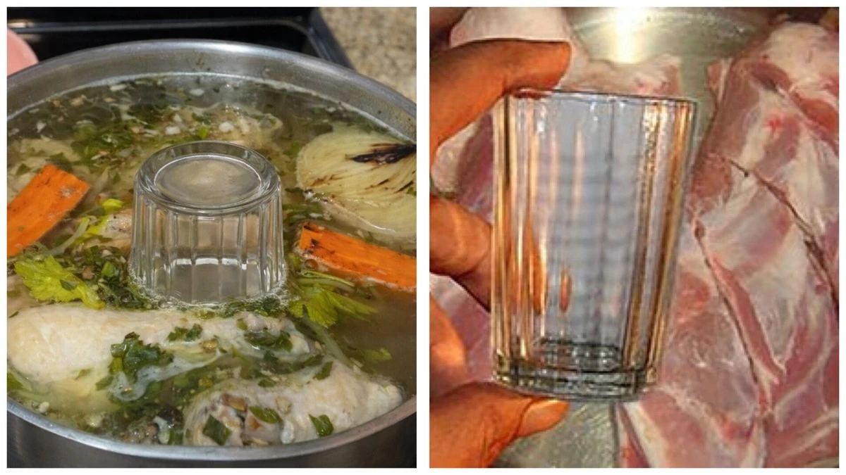Proč zkušení kuchaři dávají do hrnce s vývarem sklenici