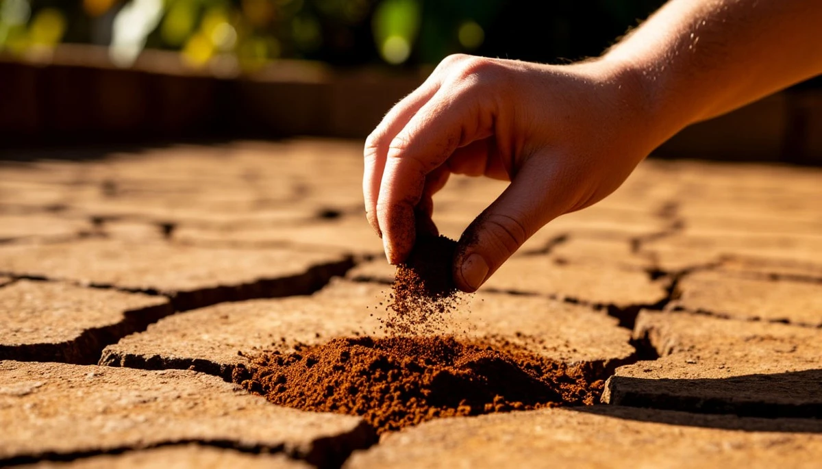 Proč zkušení zahradníci sypou kávovou sedlinu kolem terasy