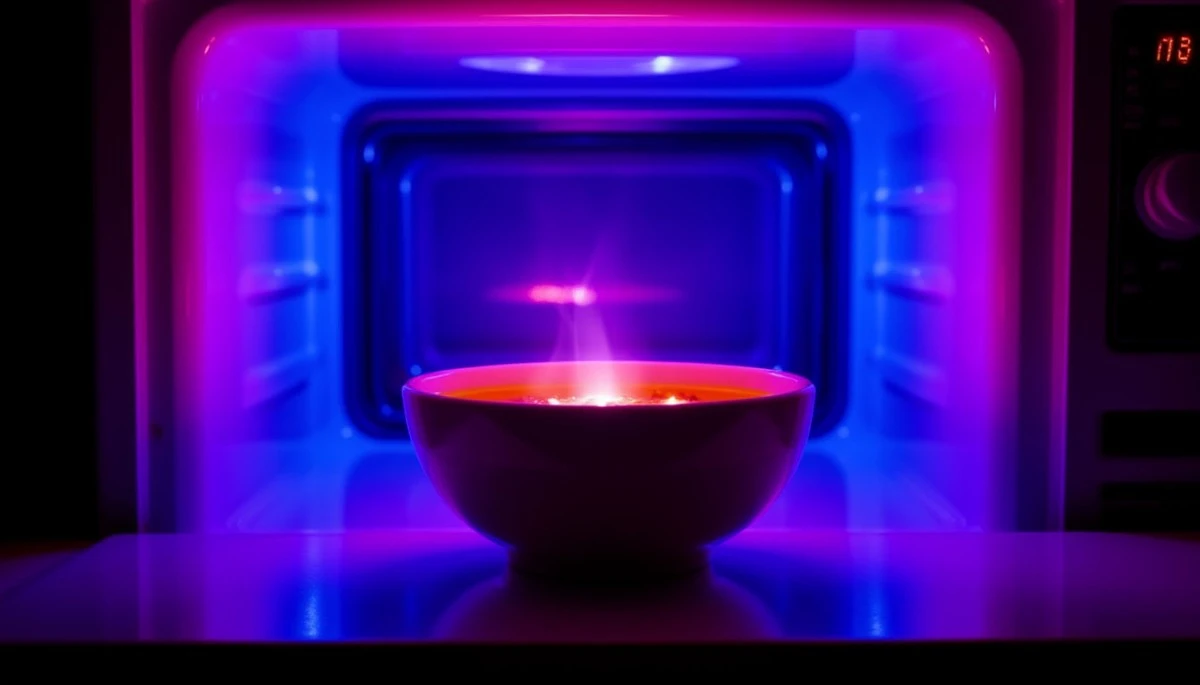 Proč je vzduch v mikrovlnce ledový, i když jídlo už vře? 3 triky pro bezpečnost