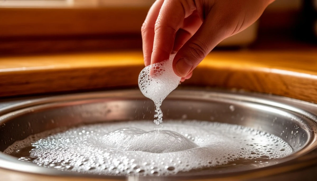 Proč zkušení instalatéři sypou do odpadu jedlou sodu se saponátem