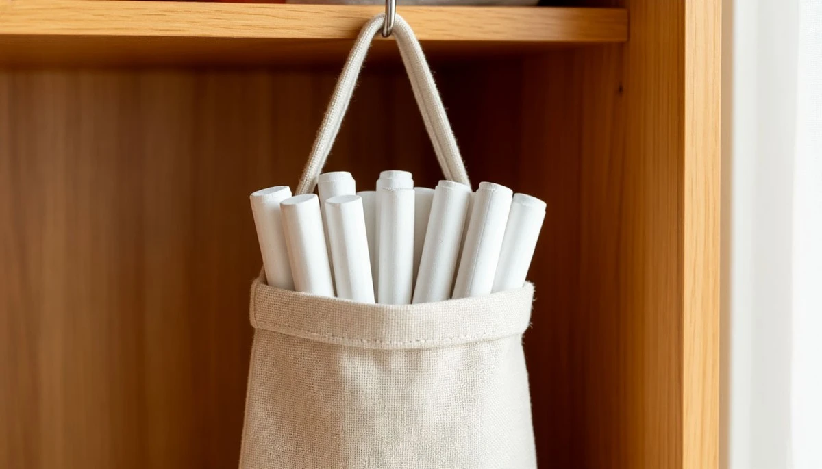 Proč zkušení lidé dávají kousek obyčejné křídy do šatní skříně