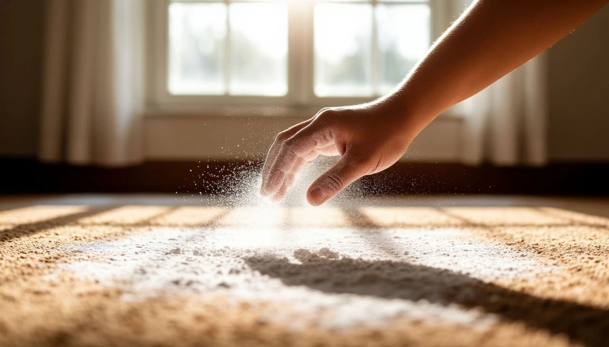 Proč zkušení majitelé bytů sypou čtvrt hrnku sody na starý koberec