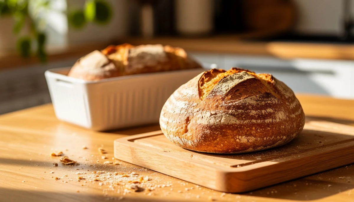Proč zkušení pekaři dávají bochník chleba do boxu s dřevěným víkem