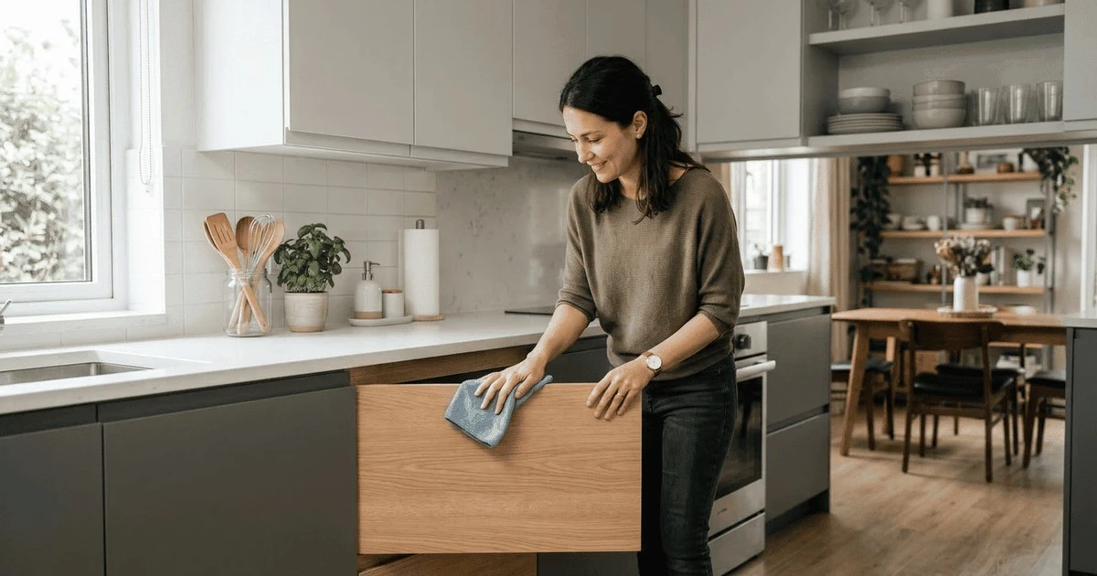 Proč zkušení truhláři při čištění kuchyně vždy berou do ruky suchý hadr