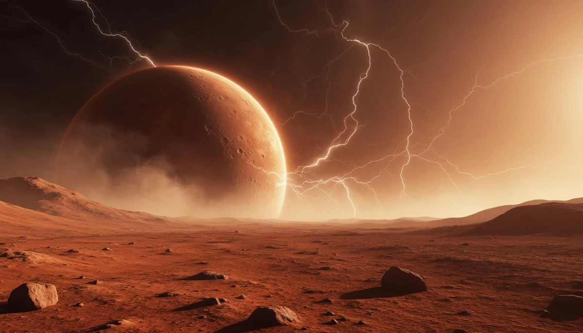 Proč se na Marsu ozývá velrybí hvizd: Vědci konečně potvrdili silné blesky