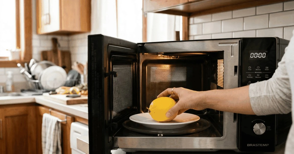 Proč zkušení kuchaři dávají citron do mikrovlnky na 20 sekund
