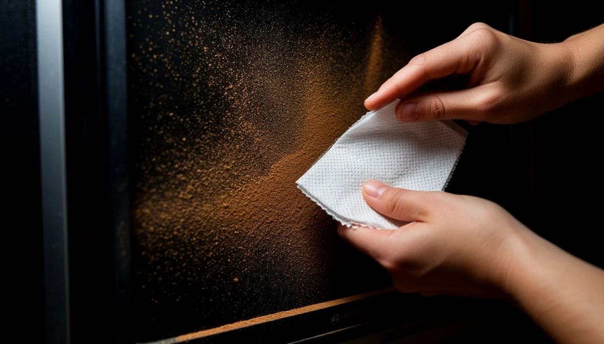 Proč zkušení uklízeči vždycky dávají kávový filtr na obrazovku televize