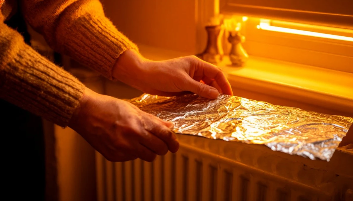 Proč zkušení chalupáři dávají za radiátor obyčejný alobal