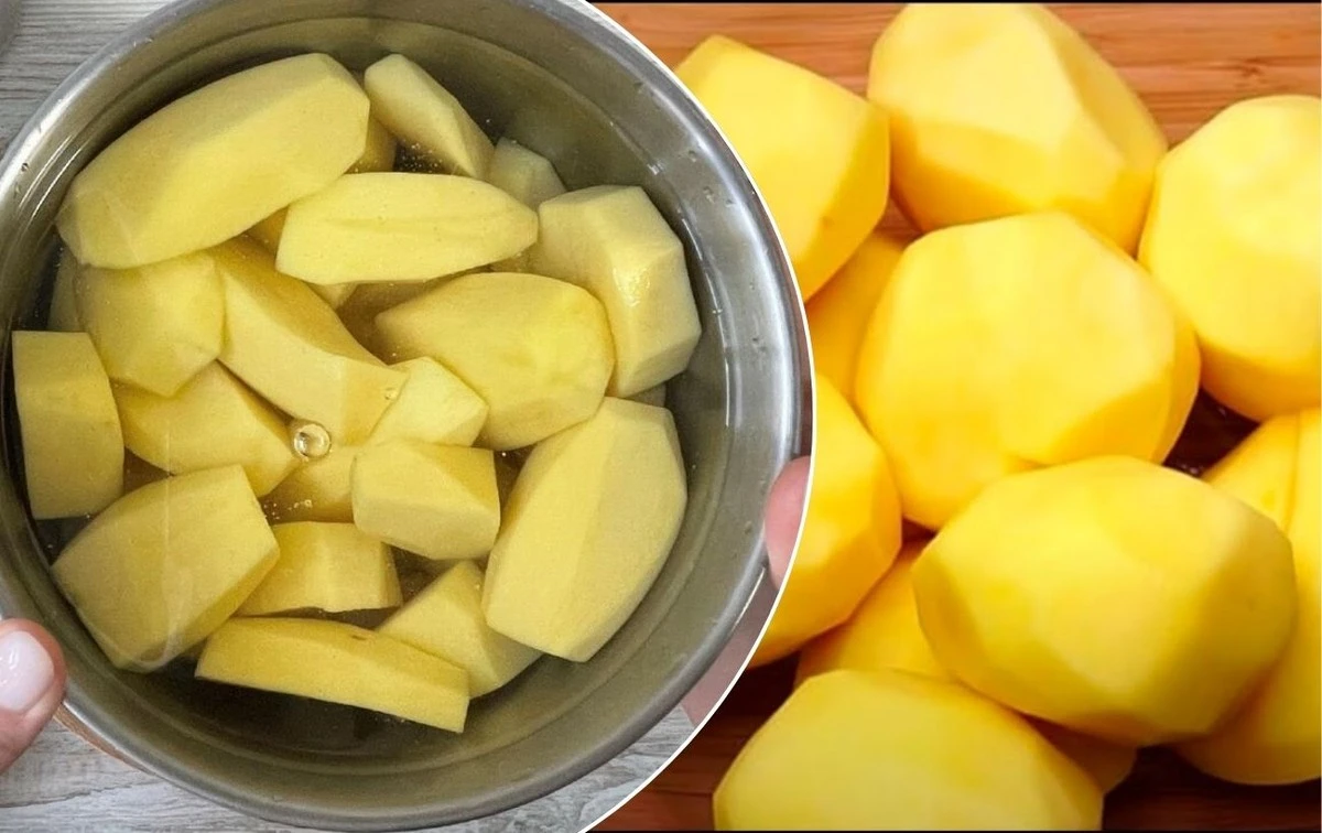 Proč zkušení kuchaři dávají sklenici mléka do vody s oloupanými bramborami