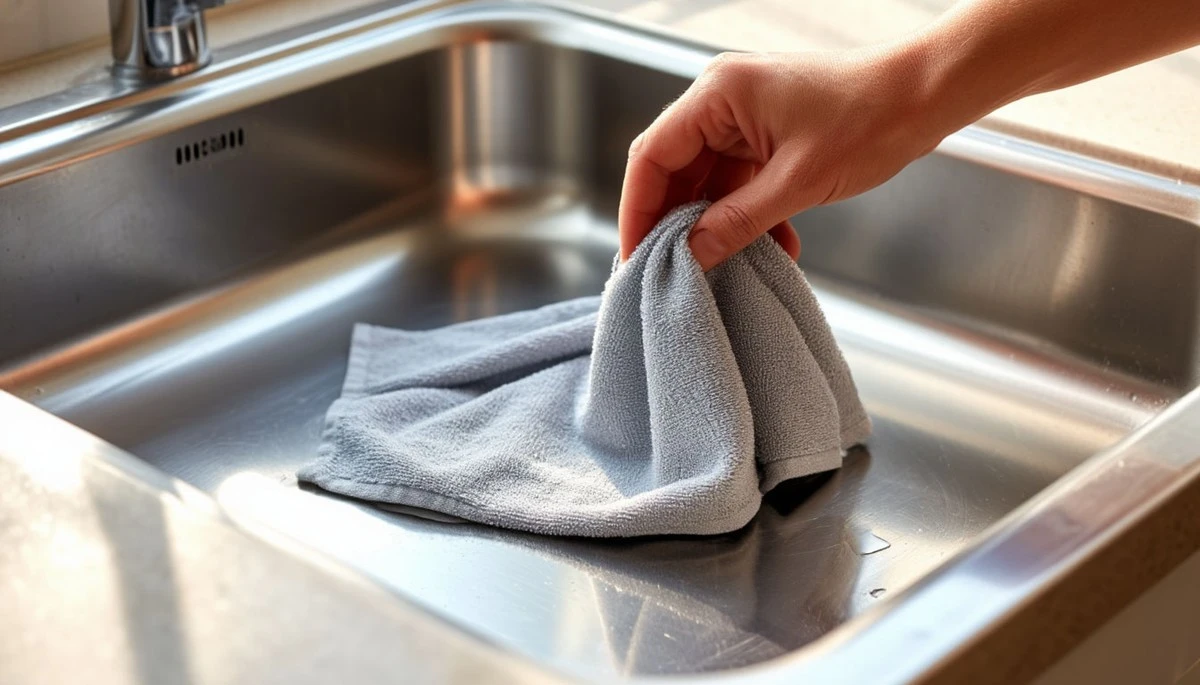 Proč zkušení hostitelé otírají nerezový dřez kapkou dětského oleje