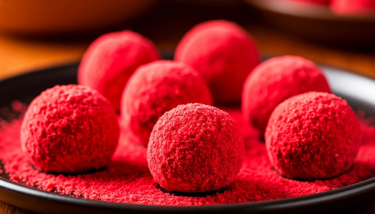 7 minut pro dokonalé masopustní dárky: Červené pralinky s Nutellou