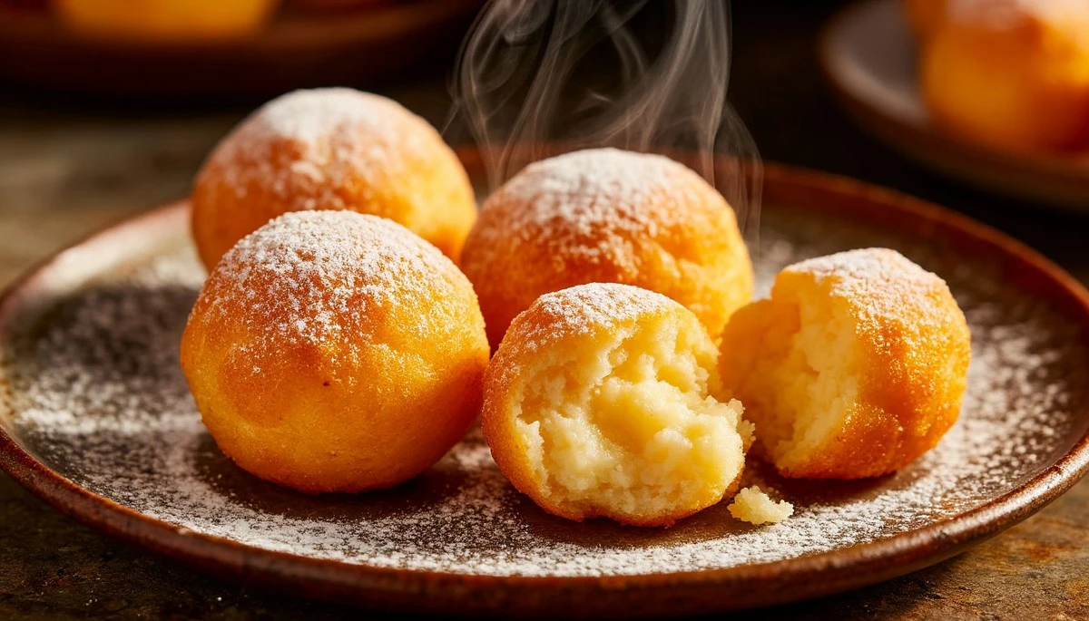 Zlatavé tvarohové kuličky z horkovzdušné fritézy: 0 % oleje a 100 % chuti