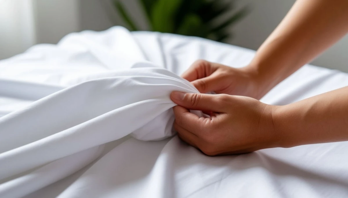 Proč zkušení hospodyňky vkládají rohy prostěradla do sebe