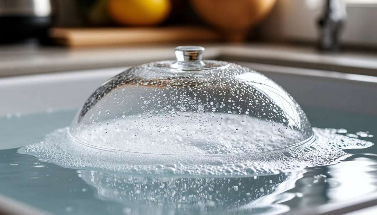 Proč zkušení lidé dávají skleněné pokličky do lavoru s jedlou sodou