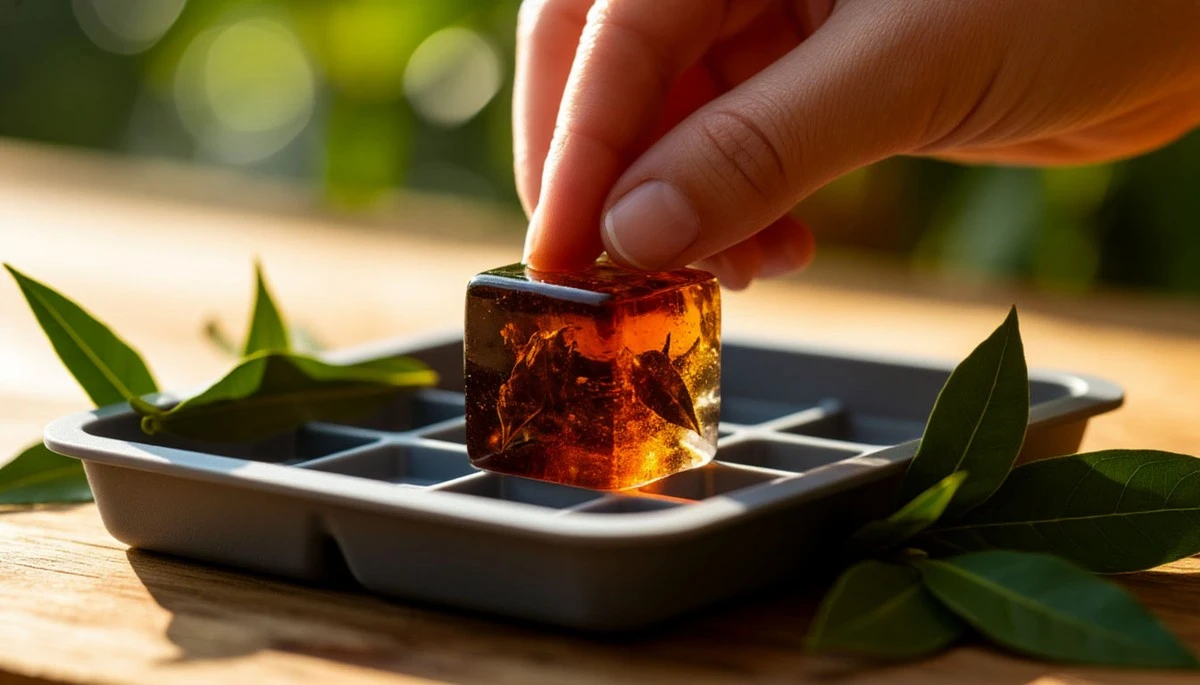 Proč zkušené hospodyňky v Česku mrazí odvar z bobkového listu do tvořítek na led