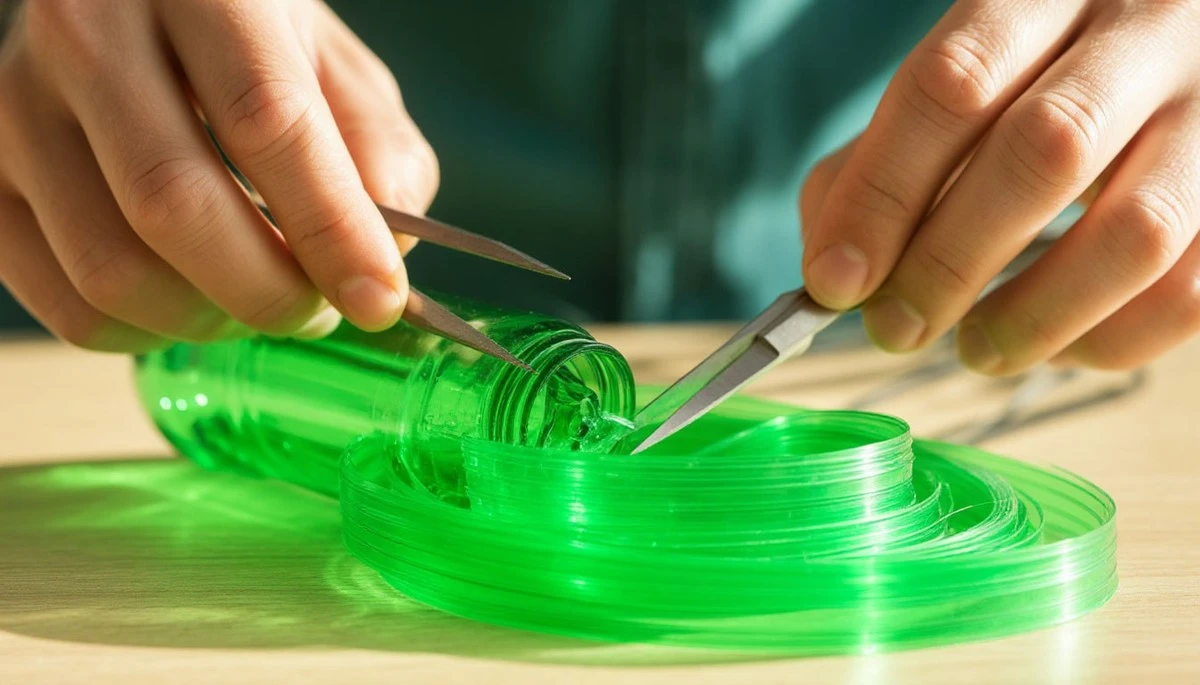 Proč zkušení chataři stříhají plastové lahve na úzké proužky