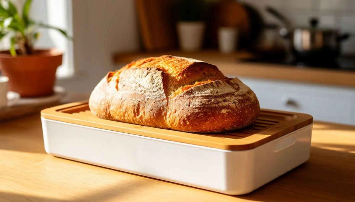 Proč zkušení pekaři dávají bochník do boxu s dřevěným víkem