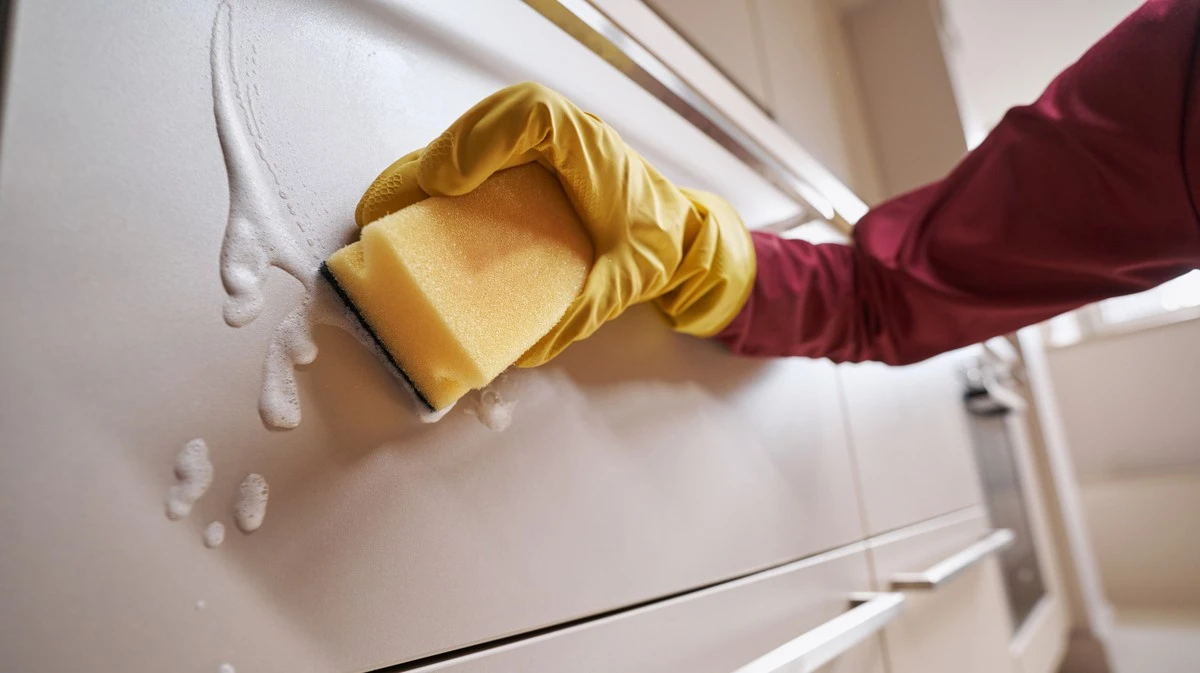 Proč zkušení designéři čistí matné kuchyně obyčejným hadříkem z mikrovlákna