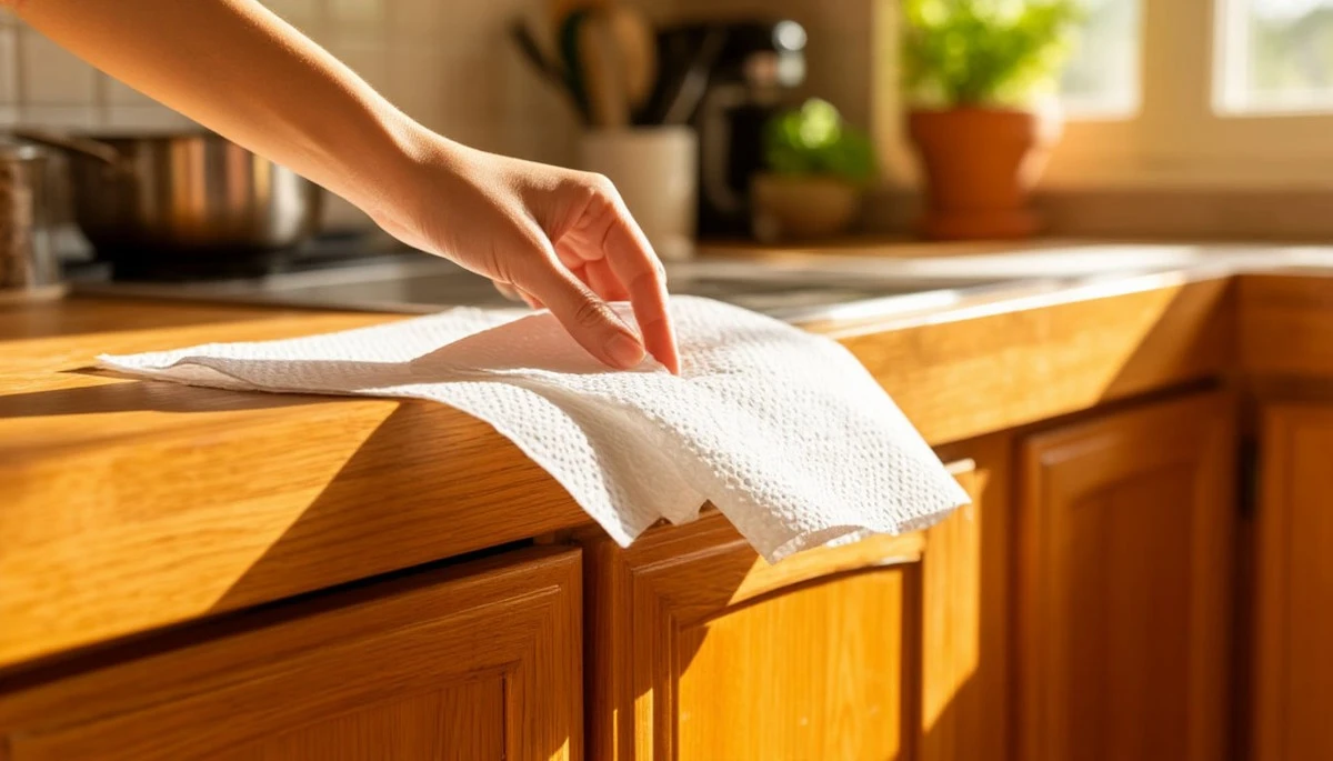 Proč zkušení hostitelé dávají papírové utěrky na horní část kuchyňské linky